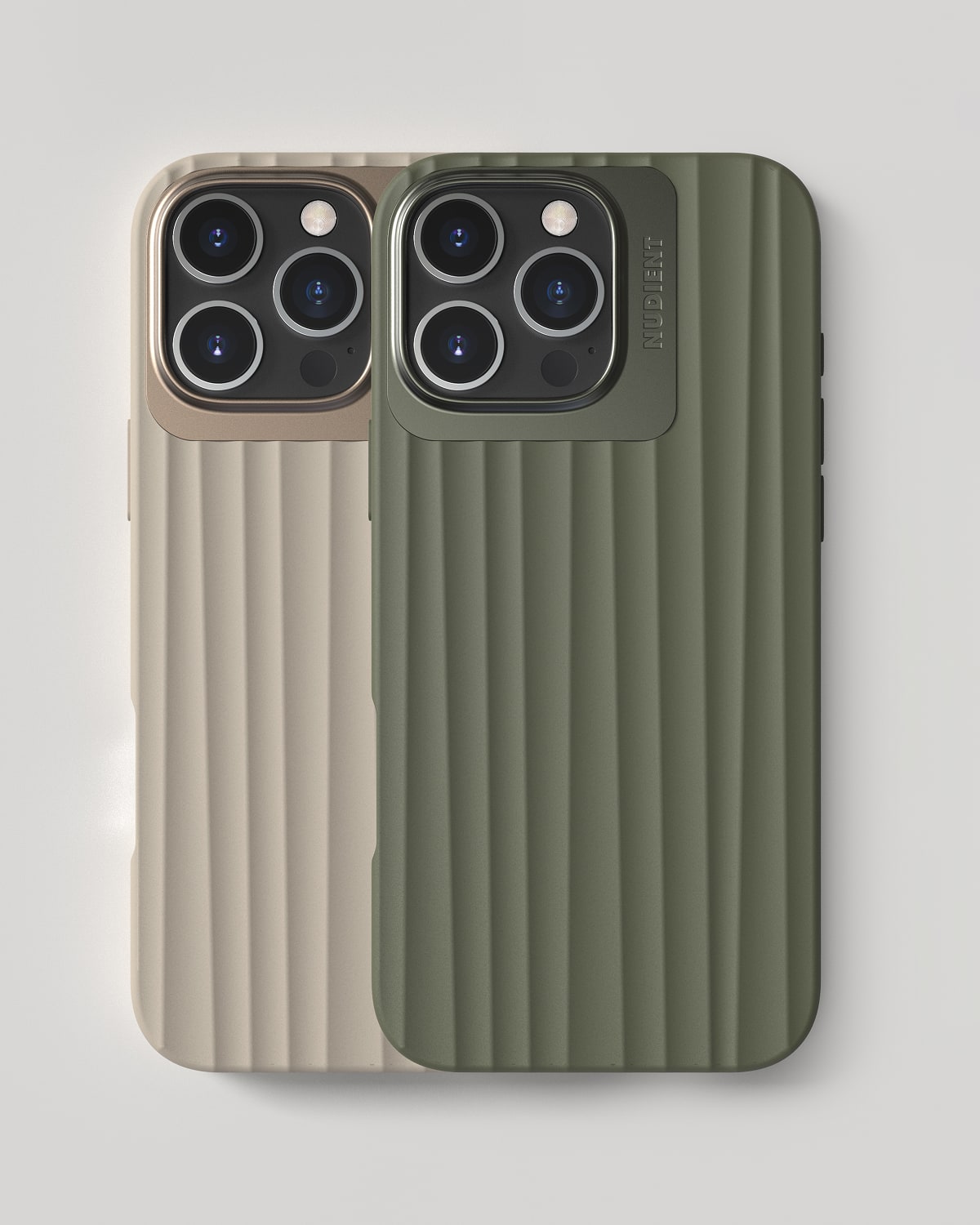 Bold Case - iPhone 16 Pro Max - Linen Beige & Olive Green